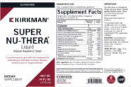 Super Nu-Thera Liquid 16oz Natural Raspberry